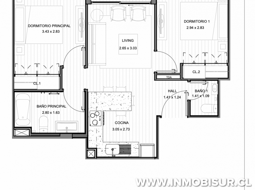 Venta en Puerto Montt | Departamento NUEVO en proyecto RESERVA LOMAS