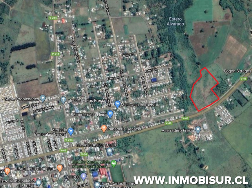 Venta en Puerto Varas | En venta Terreno de 2,55 Ha en Fresia