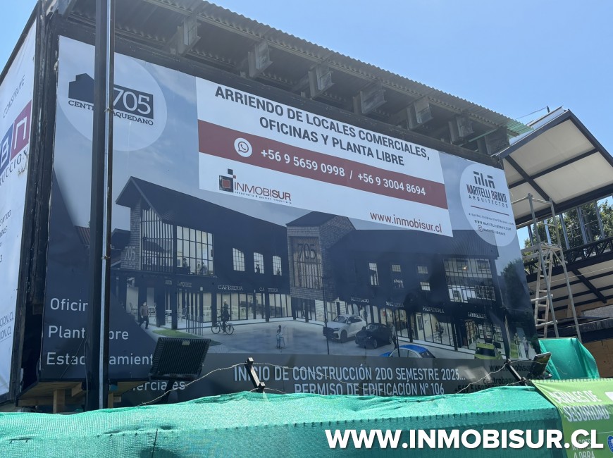 Arriendo en Puerto Varas | Oficinas en moderno Boulevard en construcción, Llanquihue