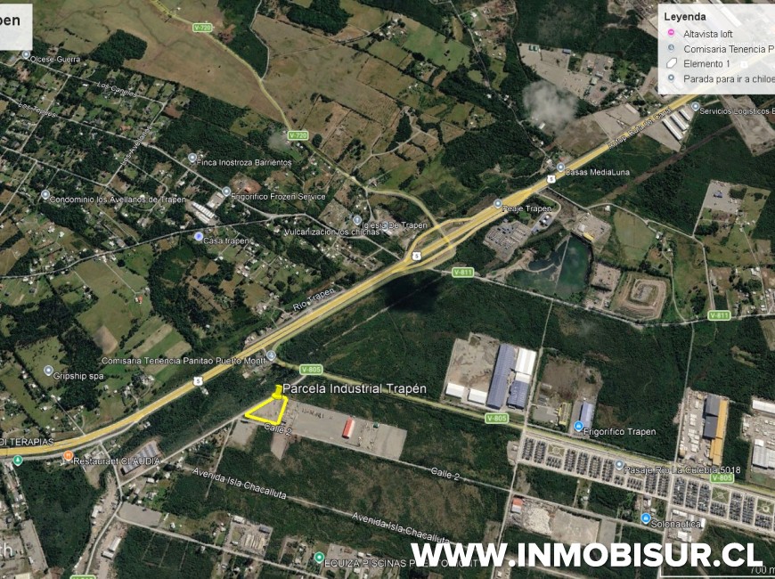 Venta en Puerto Montt | Parcela Industrial en Trapén