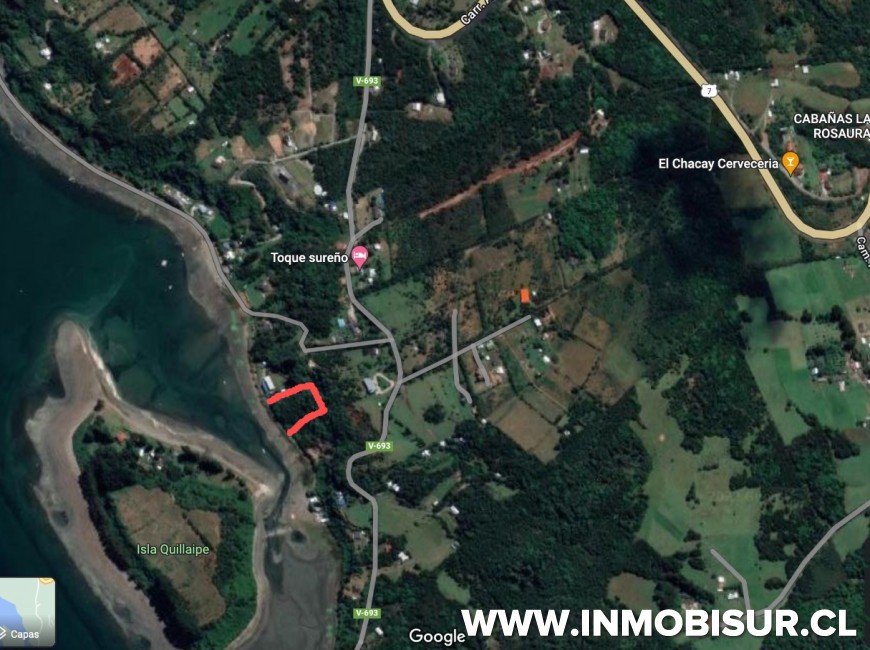 Venta en Puerto Montt | Parcela orilla de mar en Pichiquillaipe