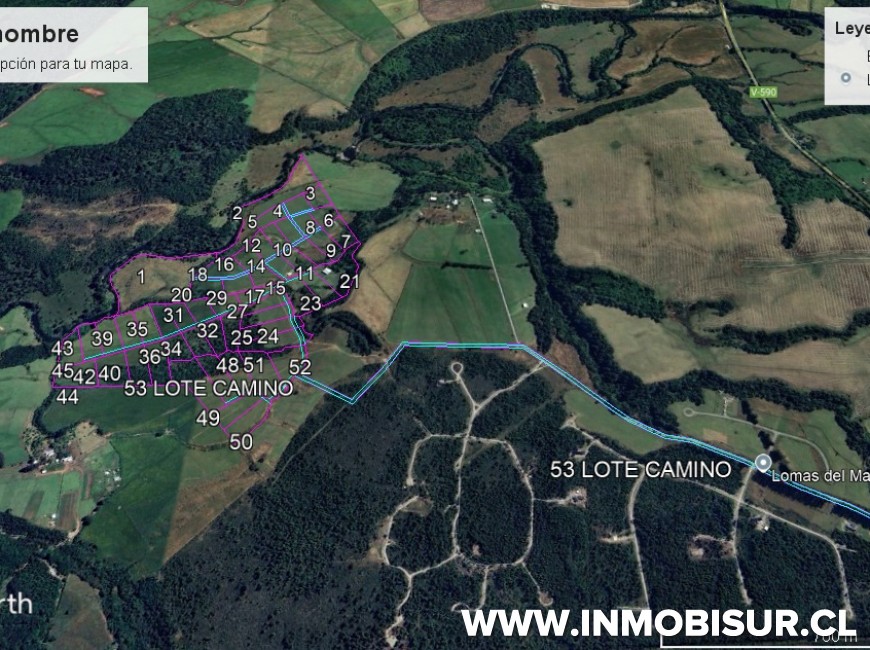 Venta en Puerto Montt | Parcelación Hacienda Doña Erika, Camino a Las Lomas